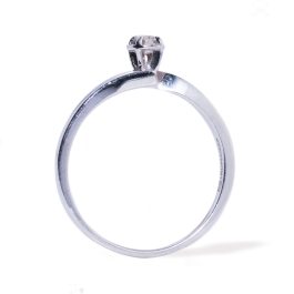 Anillo promesa solitario