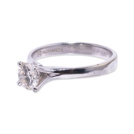 Anillo de compromiso solitario