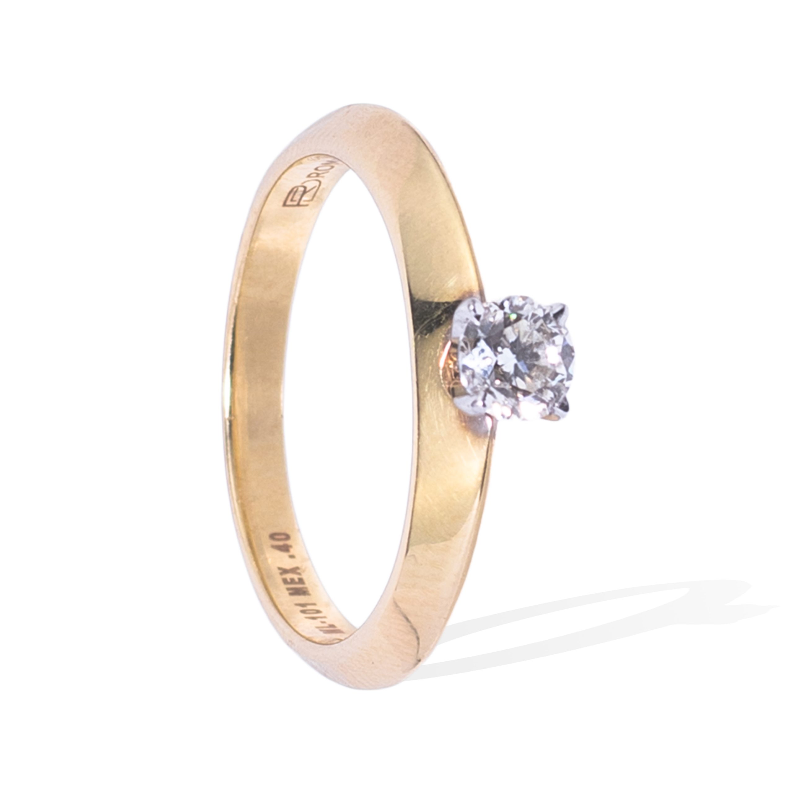 Anillo de compromiso solitario - Imagen 3