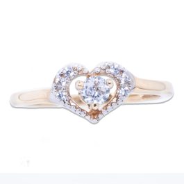 Anillo Solitario Corazón