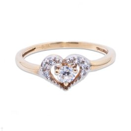 Anillo Solitario Corazón