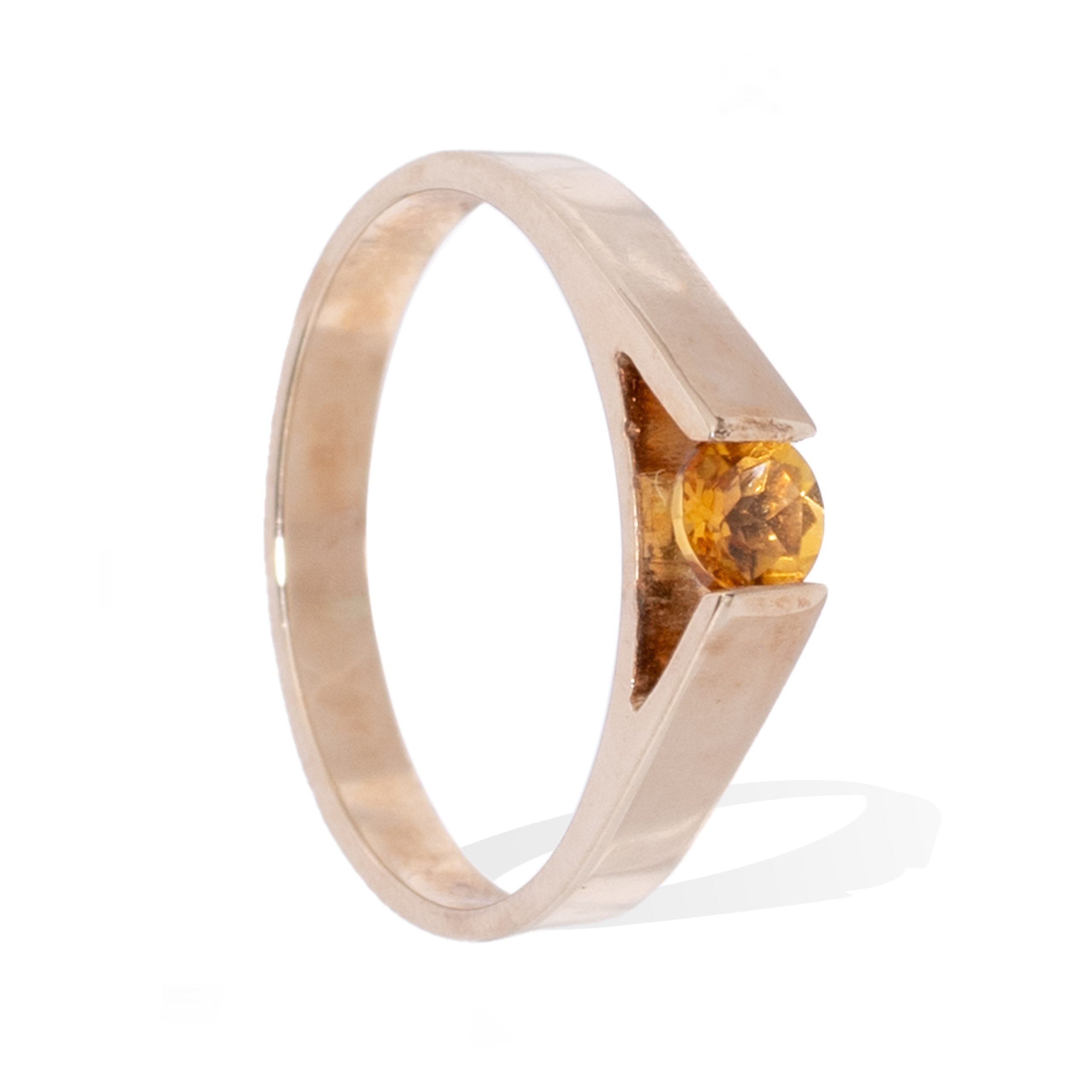 Anillo solitario Citrina RED - Imagen 2