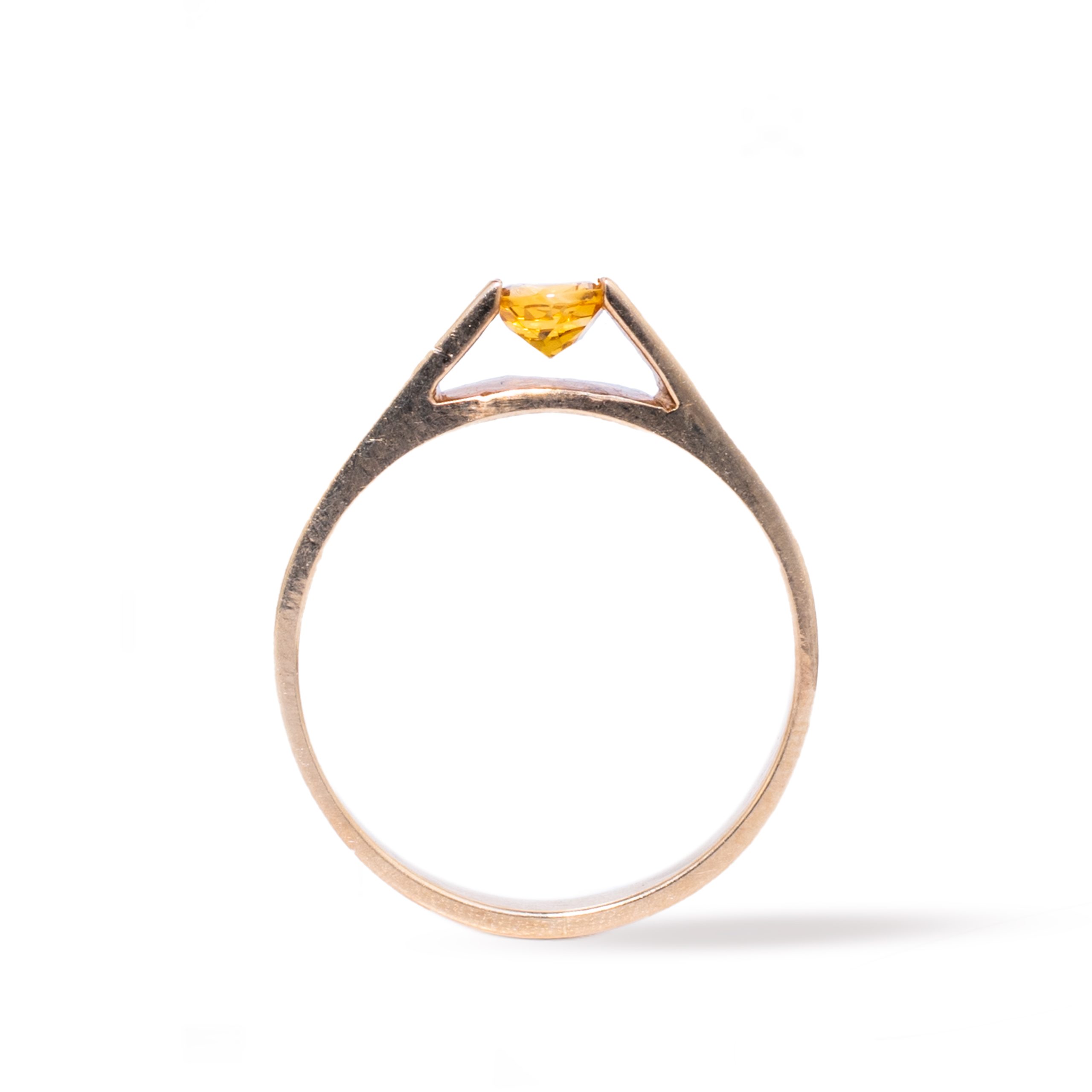 Anillo solitario Citrina RED - Imagen 3