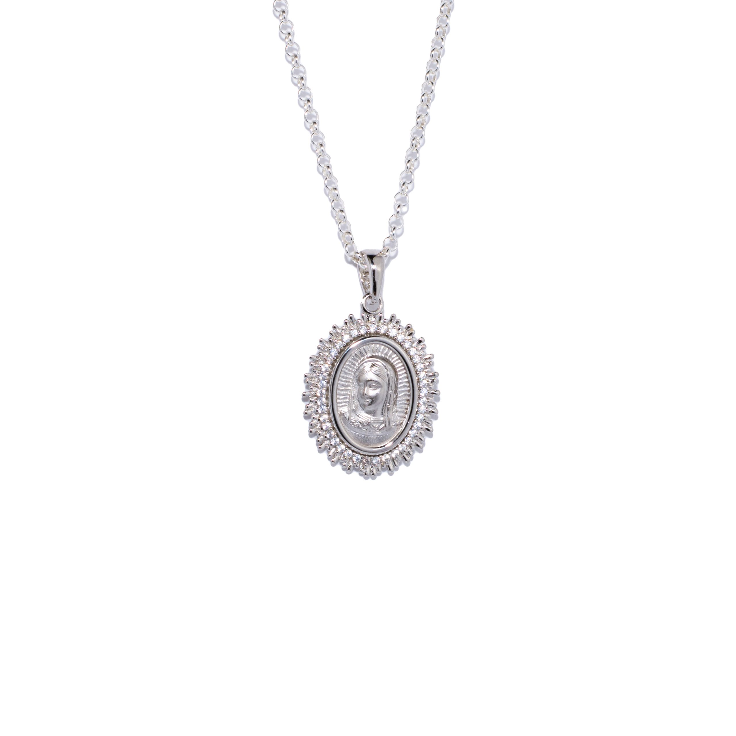 Medalla Virgen de Guadalupe espiga