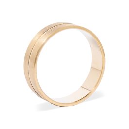 Argolla de matrimonio plana