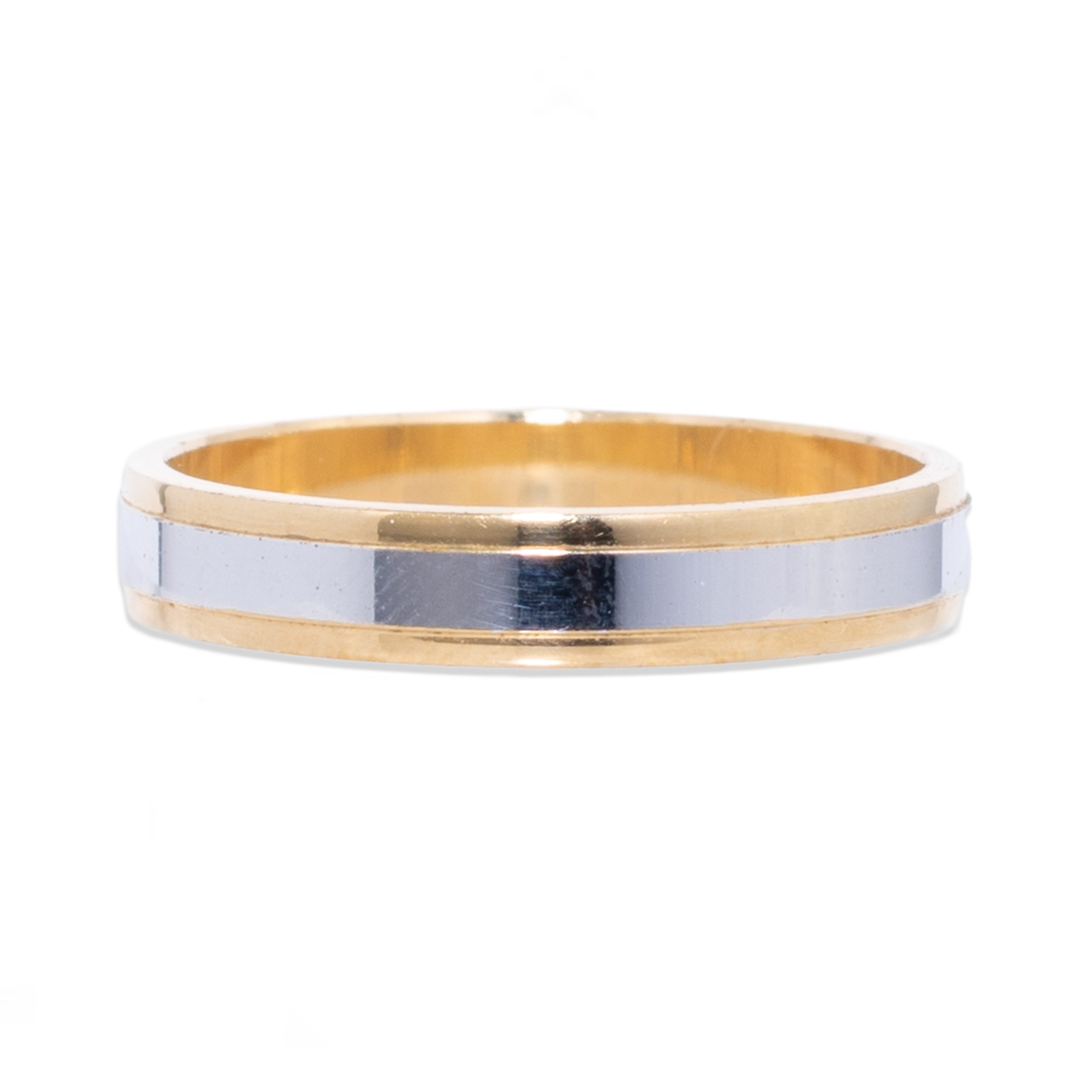 Argolla de matrimonio bicolor - Imagen 2
