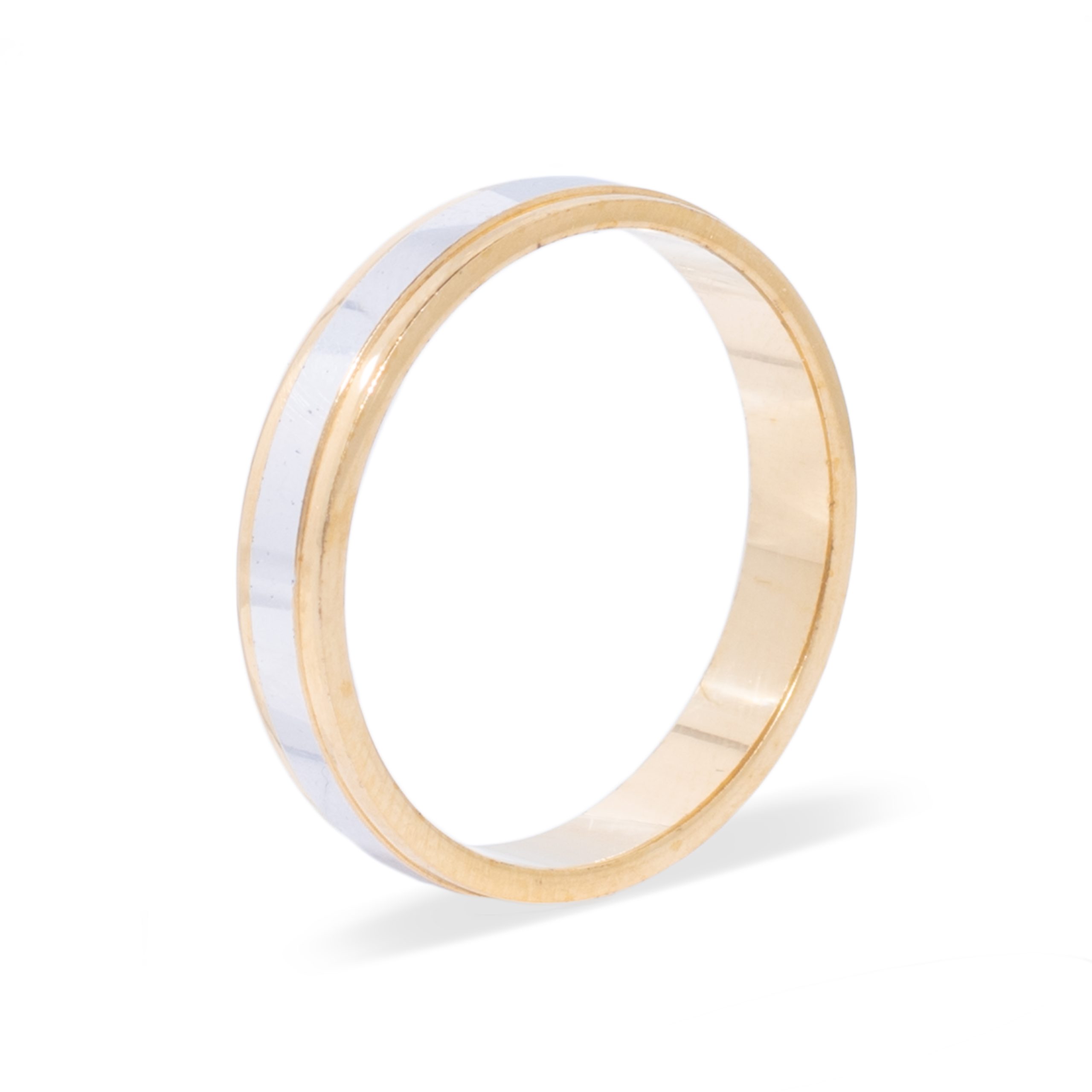 Argolla de matrimonio bicolor - Imagen 3