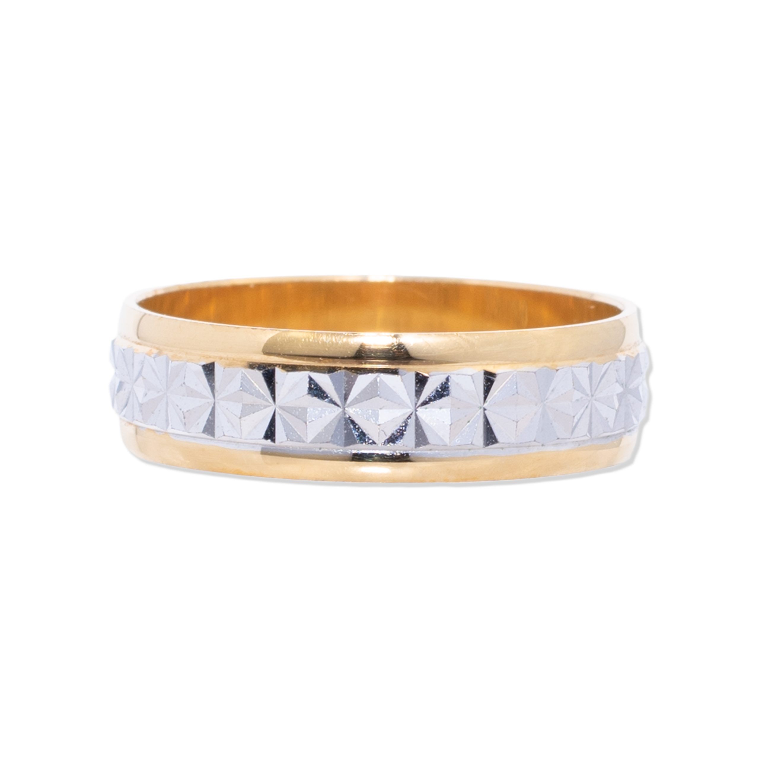 Argolla de matrimonio bicolor - Imagen 2