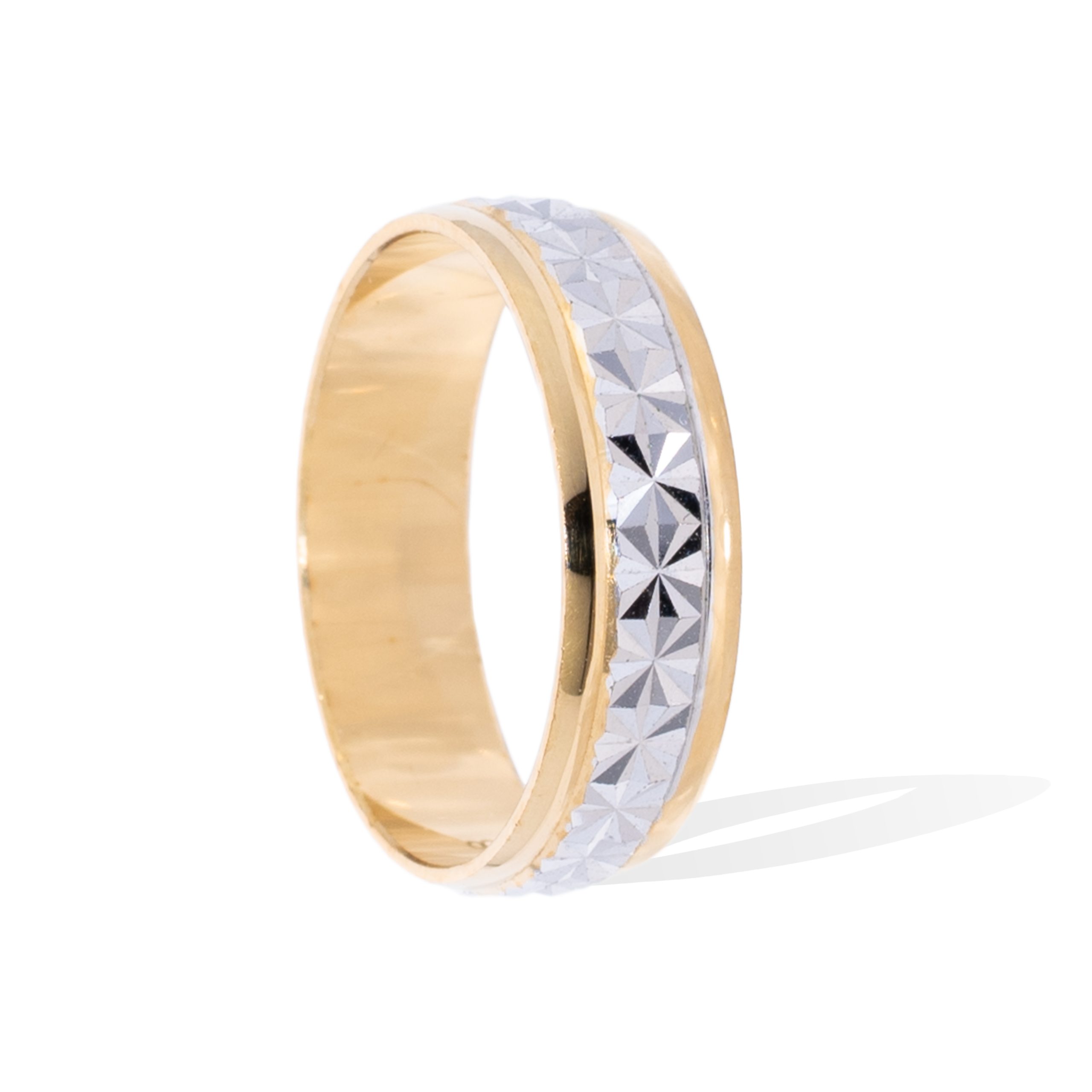 Argolla de matrimonio bicolor