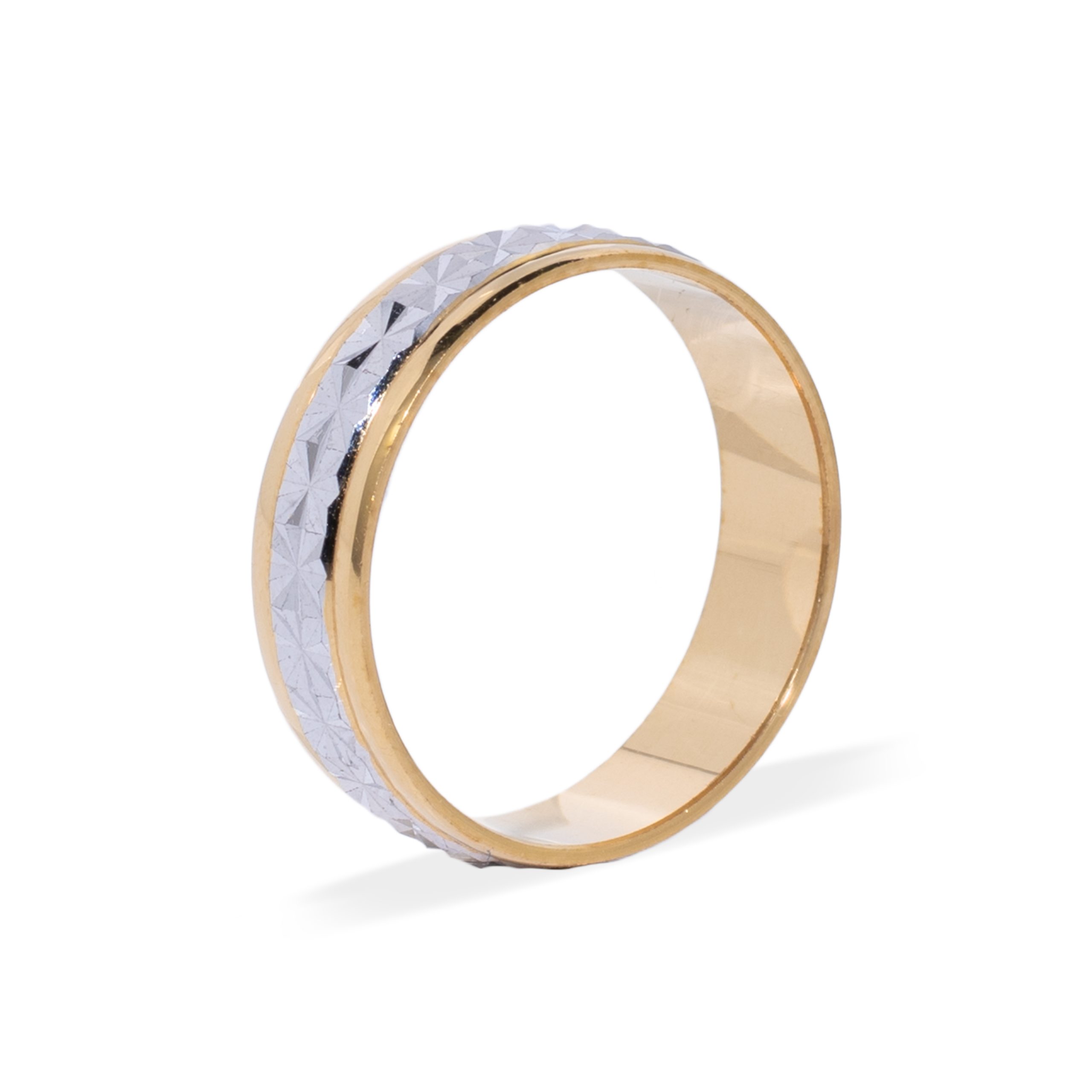 Argolla de matrimonio bicolor - Imagen 3