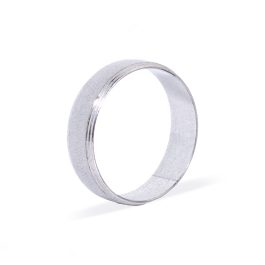 Argolla de matrimonio texturizada