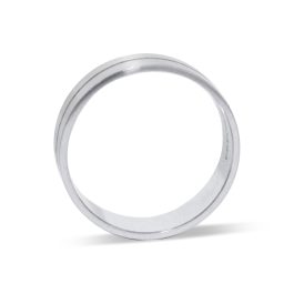 Argolla de matrimonio plana