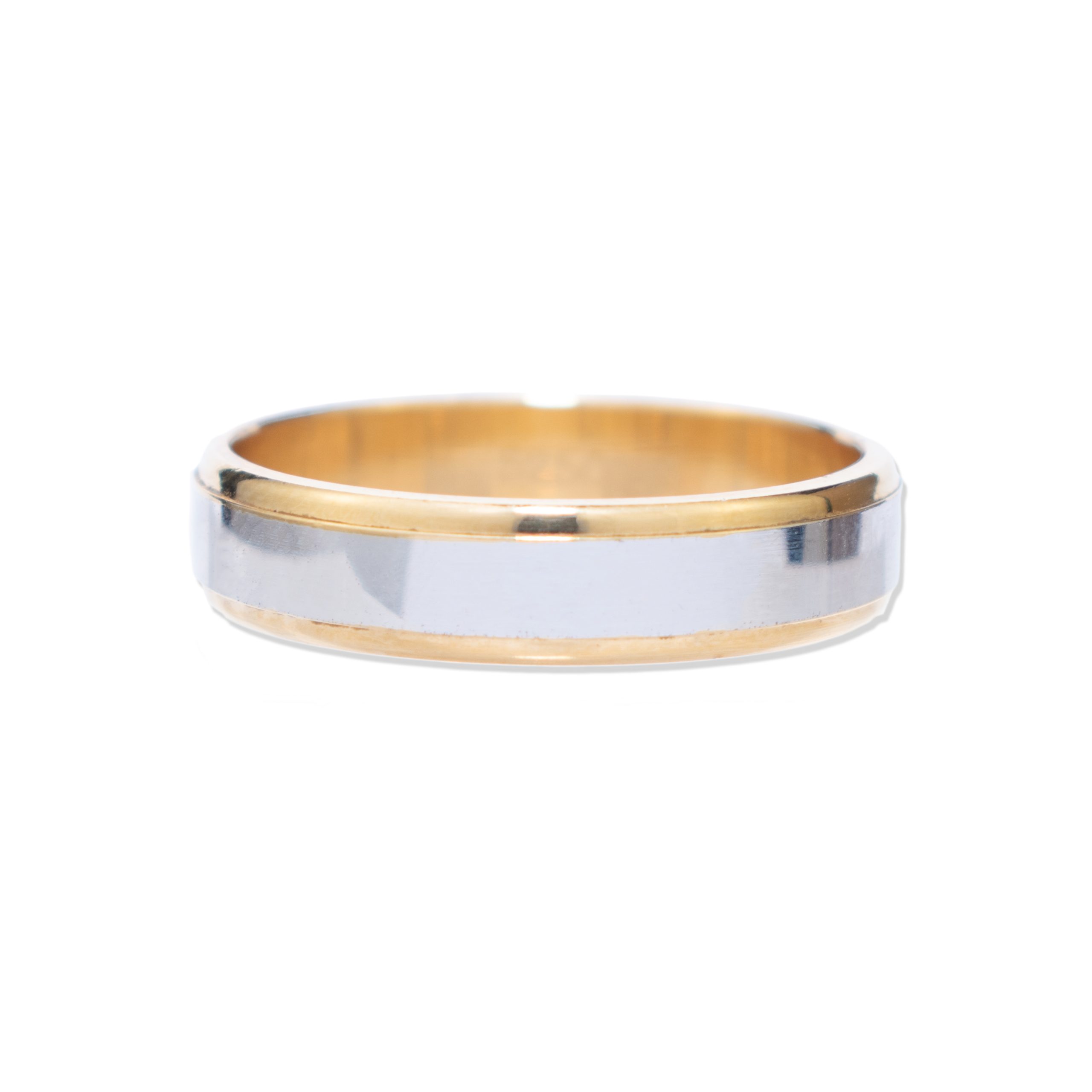Argolla de matrimonio bicolor - Imagen 2